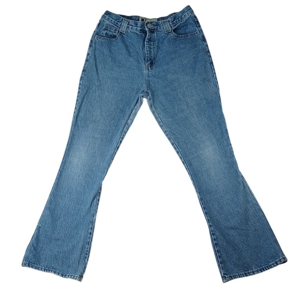 Vintage UnionBay Blue Denim Jeans Junior Size 1 Wide-Leg Straight-Leg Denim Pant